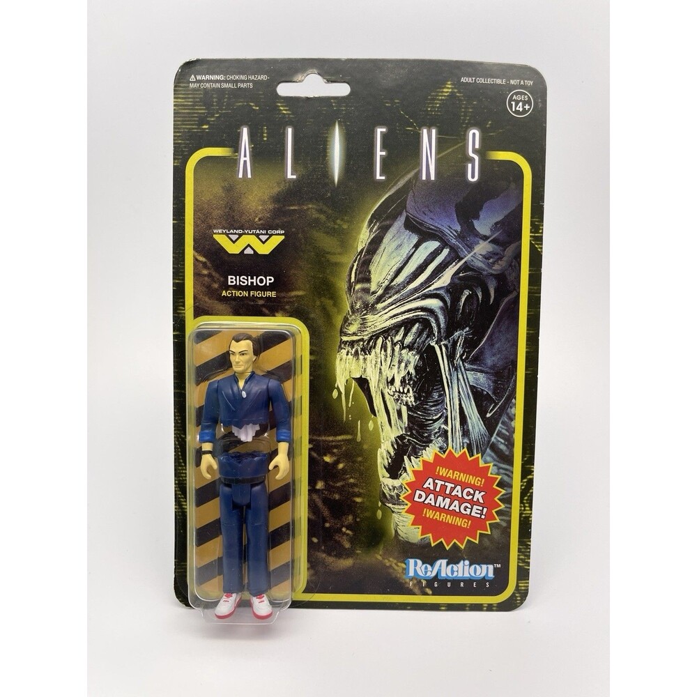 Super7 Aliens Weyland-Yutani Corp: (2019) BISHOP ReAction Figure w/Attack Damage